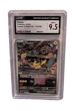 Pokemon 2023 SV 151 PIKACHU ILLUSTRATION RARE 173/165 CGC 9.5 Mint+ - Image 1