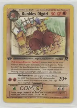 Dark Dugtrio German 1st Ed. Pokemon Team Rocket #23 2000 - Image 1