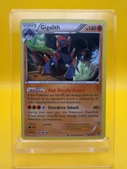 Gigalith 50/119 Holo Rare Phantom Forces Pokemon Card 2014 LP/EX - Image 1