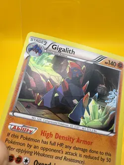 Gigalith 50/119 Holo Rare Phantom Forces Pokemon Card 2014 LP/EX - Image 3