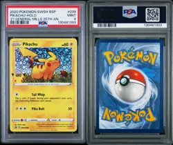 2020 Pokemon General Mills 25th Anniversary PIKACHU #039 Holo - PSA 9 MINT - Image 3