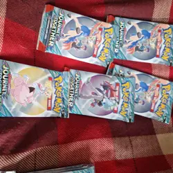 Pokemon TCG scarlet & violet Ten Journey Together Booster Packs x5 New Sealed - Image 3