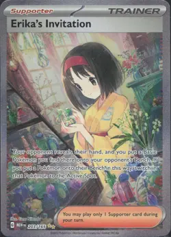 Pokemon TCG - Erika's Invitation 203/165 Special Illustration Rare 151 - 823 - Image 1