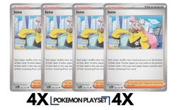 4x Iono 185/193 x4 - Paldea Evolved - Pokemon TCG - Playset 4X - Image 1