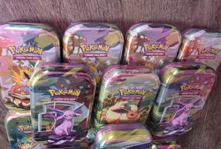 Pokemon Prismatic Evolution Mini Tin Sealed x19 Lot Sealed - Image 5