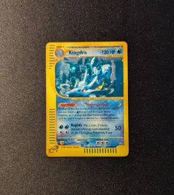 Pokemon AQUAPOLIS - #H14/H32 Kingdra - Holo - ENG - SWIRL - Lightly Played - Image 3