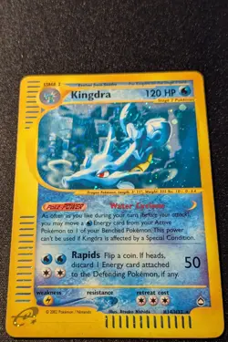 Pokemon AQUAPOLIS - #H14/H32 Kingdra - Holo - ENG - SWIRL - Lightly Played - Image 4