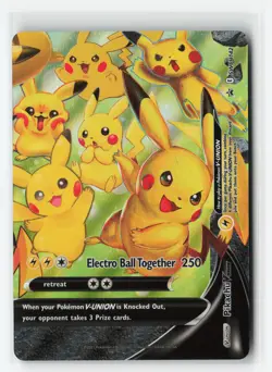 PIKACHU V-UNION SWSH142 PROMO POKEMON TCG NM-LP - Image 1
