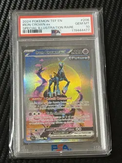 Iron Crown EX Special Illustration 206/162 Pokemon Temporal Forces PSA 10 - Image 1