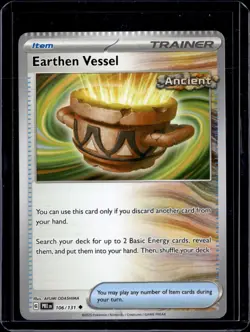 Earthen Vessel 106/131 / * ERROR CRIMP * Prismatic 2025 (NM) / Pokemon TCG - Image 1