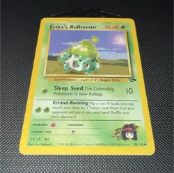 Pokemon Erika's Bulbasaur Gym Challenge 39/132 Uncommon 50 HP Regular English - Image 1