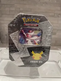 Pokemon TCG 25th Anniversary Celebrations Tin Dark Sylveon V NEW Factory Sealed - Image 1