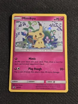 Pokemon Black Star Promo Mimikyu SM163 MP 001 - Image 1