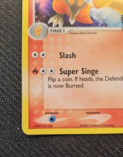 Pokemon Combusken 39/110 Ex Holon Phantoms Holo Stamped - Image 4