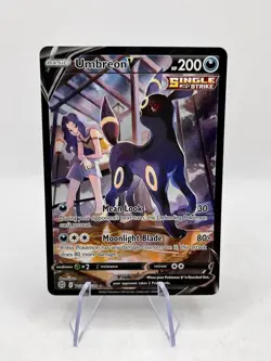 Pokemon TCG Umbreon V Sword & Shield Mfg: Brilliant Stars Tg22/Tg30 Holo Secret - Image 1