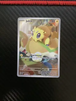 Pokemon TCG Scarlet & Violet Paradox Rift Joltik Illustration Rare 196/182 - NM - Image 1