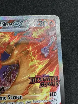 TEAM ROCKET'S MOLTRES EX 2025 POKEMON TCG DESTINED RIVALS STAMPED PROMO #229 - Image 3