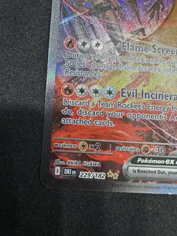 TEAM ROCKET'S MOLTRES EX 2025 POKEMON TCG DESTINED RIVALS STAMPED PROMO #229 - Image 5