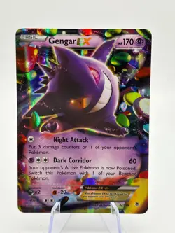 Pokemon TCG XY Phantom Forces - Gengar EX 34/119 Rare NM (1) - Image 1