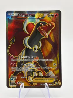 Pokemon TCG XY Breakthrough - Houndoom EX 153/162 Full Art NM (1) - Image 1