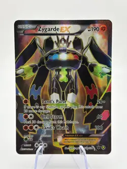 Pokemon TCG XY Fates Collide - Zygarde EX 54a/124 Full Art NM - Image 1