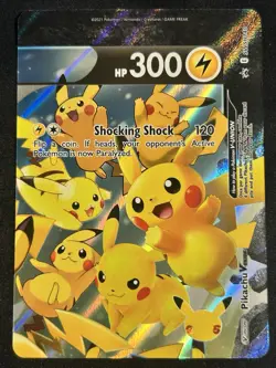 Pokemon TCG Pikachu V-Union Pokemon Full art NM SWSH140 Holo Promo 1 DAY SHIP!! - Image 1
