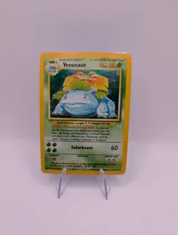 Pokemon TCG Venusaur Base Set 15/102 Holo Unlimited Holo Rare - Image 1