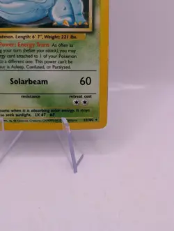 Pokemon TCG Venusaur Base Set 15/102 Holo Unlimited Holo Rare - Image 4