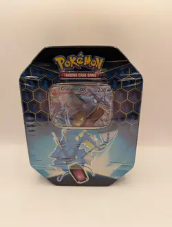 Pokemon TCG Hidden Fates Gyarados GX Tin New Factory Sealed Out Of Print - Image 1