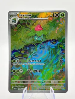 Pokemon TCG 151 MEW - Ivysaur 167/165 Illustration Rare NM - Image 1