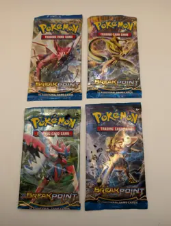 XY BREAKPoint - Sealed 4 Booster Pack Art Set - Pokemon XY TCG - Image 1