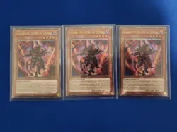 Yugioh Aluber the Jester of Despia Quarter Century Rare RA02-EN016 Playset Euro - Image 1