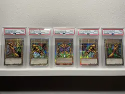 Yu-Gi-Oh! TCG Exodia the Forbidden One Starlight Set PSA 10s & 9s BLCR Set - Image 1
