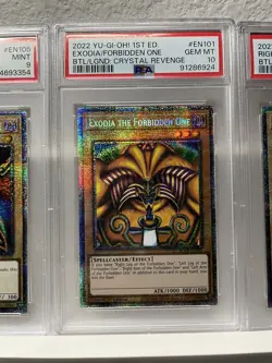 Yu-Gi-Oh! TCG Exodia the Forbidden One Starlight Set PSA 10s & 9s BLCR Set - Image 4