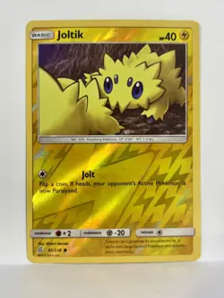 Joltik 61/236 Reverse Holo Card Unified Minds Pokemon TCG NM - Image 1