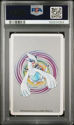 PSA 8 POKEMON PLAYING CARD SUICUNE KING HEARTS 2000 POKEMON CENTER SILVER 377 - Image 2