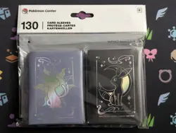 Pokemon Center Card TCG CELESTIAL ESPEON & UMBREON DECK SLEEVES ( 130 ) - Image 1