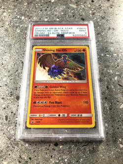 Pokemon TCG Cards Shining Ho-Oh SM70 Black Star Promo Holo PSA 9 MINT - Image 1