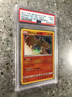 Pokemon TCG Cards Shining Ho-Oh SM70 Black Star Promo Holo PSA 9 MINT - Image 3