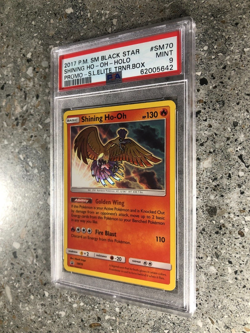 Pokemon TCG Cards Shining Ho-Oh SM70 Black Star Promo Holo PSA 9 MINT - Image 4