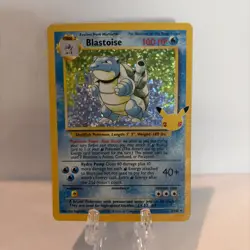 Pokemon TCG Blastoise Holo Rare Card 2/102 Celebrations Classic Collection - Image 1