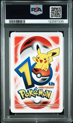 PSA 10 POKEMON PLAYING CARD NORMAL FORME DEOXYS RED JOKER 10TH ANNIVERSARY 282 - Image 2