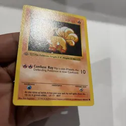 Vulpix 1st Edition Base Set Shadowless Card Pokemon TCG 68/102 Card G - Image 3