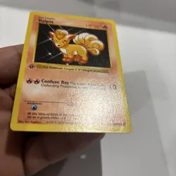 Vulpix 1st Edition Base Set Shadowless Card Pokemon TCG 68/102 Card G - Image 5