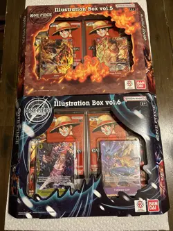 Bandai Namco One Piece Card Game Illustration Box Vol.5 & Vol.6 Sealed - Image 1