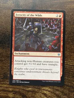 Ferocity of the Wilds Throne of Eldraine 123/269 MTG Magic The Gathering D8761* - Image 1