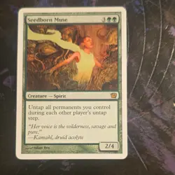 Seedborn Muse 9th Edition Regular Green Creature Wizards English - Image 1