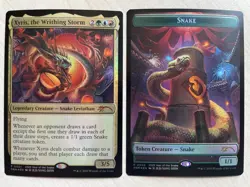 MTG Year of the Snake 2025 Xyris, the Writhing Storm+Snake Token NM EN FOIL APAC - Image 1