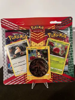 Pokemon TCG: Snorlax, Morpeko & Applin Cards with 2 Booster Packs & Coin 820650809842 - Image 1
