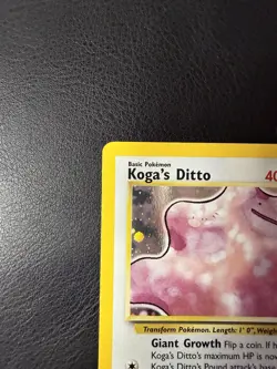 Pokemon - Koga's Ditto #10/132 - Gym Challenge Unlimited - Holo Rare - NM/LP+ - Image 4